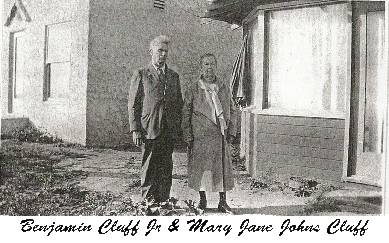 life of Benjamin Cluff Jr and Mary Jane Johns Cluff
